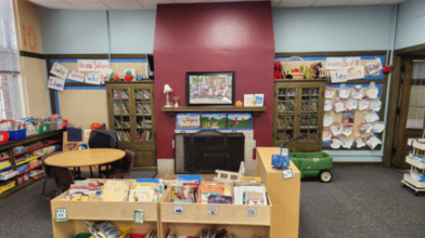 A kindergarten classroom at Ellsworth